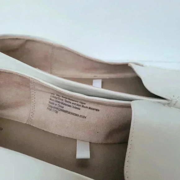 961 A New Day Size 8.5 Women's beige Nude Pointed Toe Ballet Flats - Picture 3 of 7
